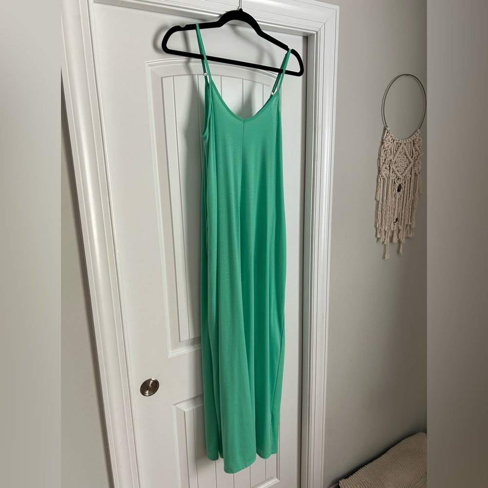 Three Bird Nest Teal Maxi Dress